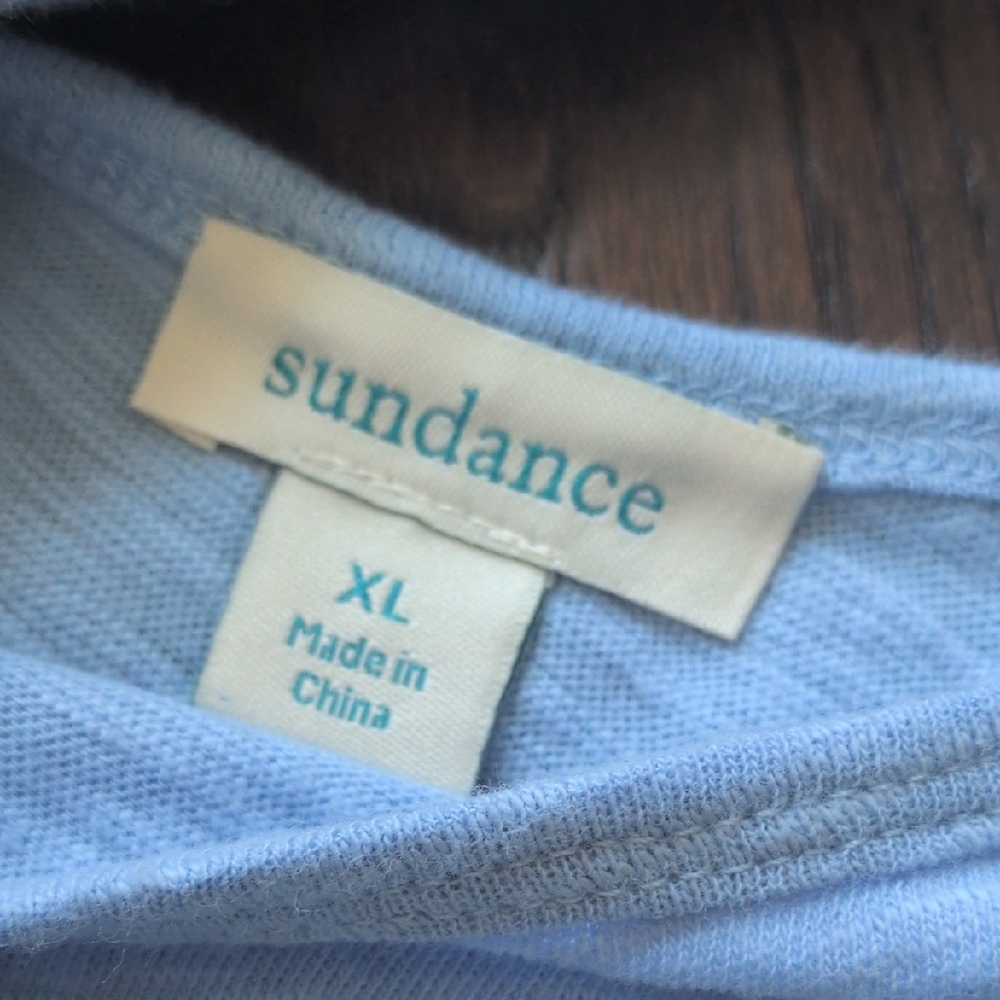 SUNDANCE I NWT Sky Blue Ultimate Airy Slub Cotton Cami Tank Top, XL - Picture 5 of 8